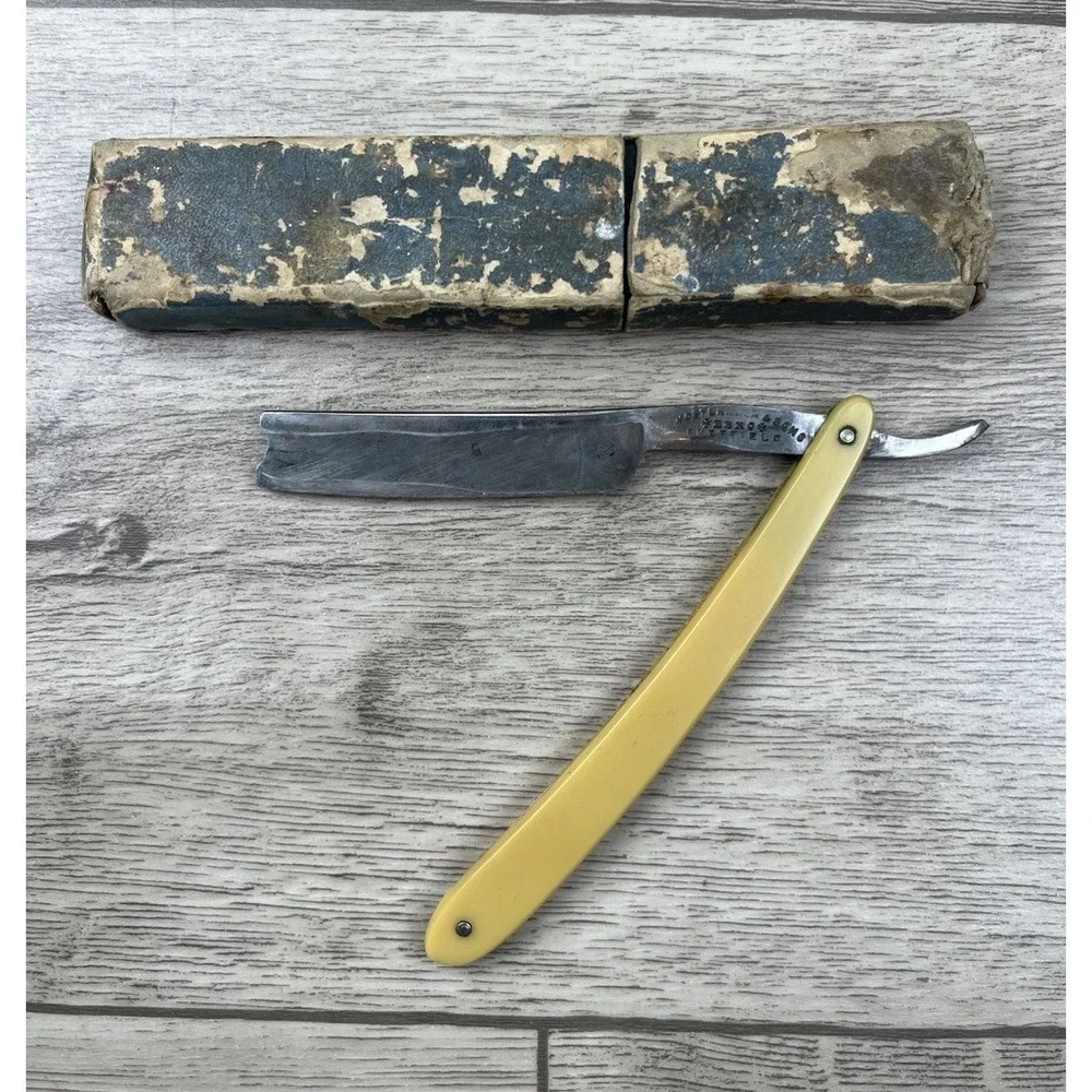 Joseph Wostenholm & Sons EBRO Razor Shave Sheffield England - Vintage